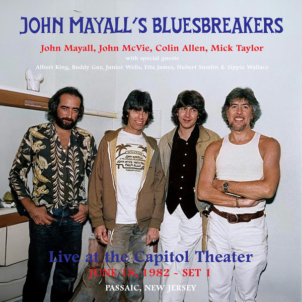 John Mayall & The Bluesbreakers - Live At The Capitol Theater - June 18, 1982 - 2 Vinilos Aul Transparente | Renaissance Records (RDEG-LP-822)