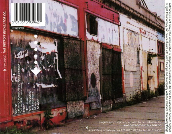 The Detroit Escalator Company - (Excerpts) | Peacefrog Records (PF099CD) - 2