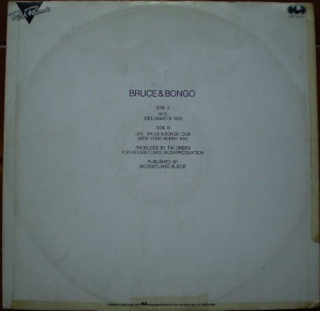 Bruce & Bongo - Geil | CGD (INT 15238) - 2 Bruce & Bongo - Geil | CGD (INT 15238) - 2