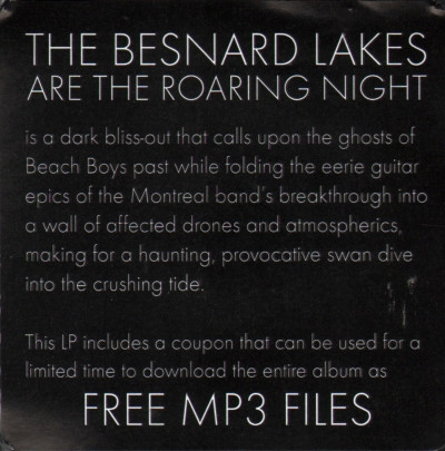 The Besnard Lakes - The Besnard Lakes Are The Roaring Night | Jagjaguwar (JAG126) - 2 The Besnard Lakes - The Besnard Lakes Are The Roaring Night | Jagjaguwar (JAG126) - 2
