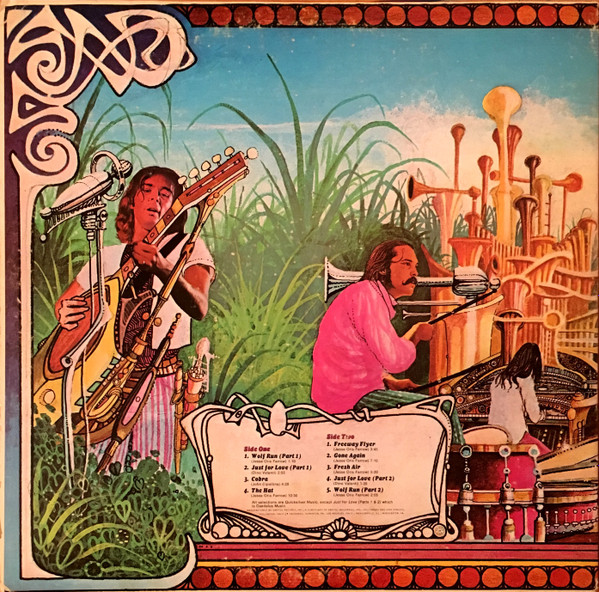 Quicksilver Messenger Service - Just For Love | Capitol Records (SMAS-498) - 2