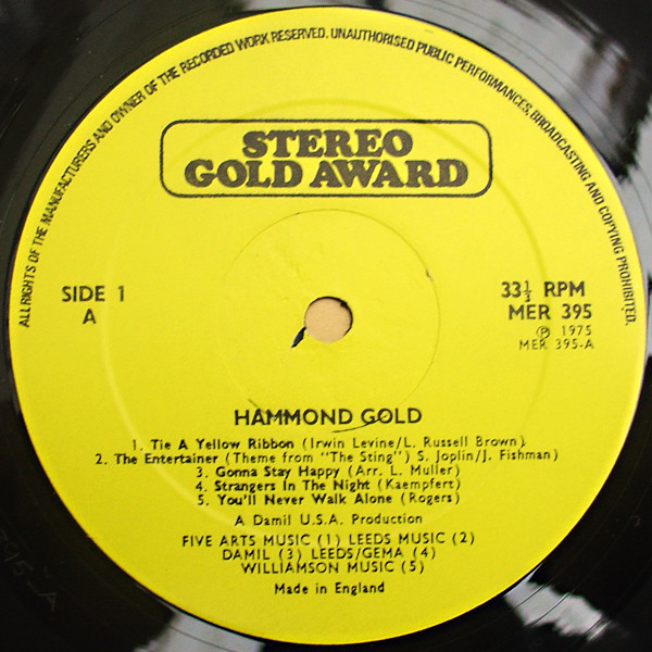 Duke Grant - Hammond Gold! | Stereo Gold Award (MER 395)