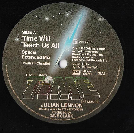Julian Lennon - Time Will Teach Us All | EMI (14 2012786) - 3
