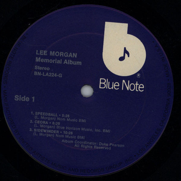 Lee Morgan - Memorial Album | Blue Note (BN-LA224-G) - 3