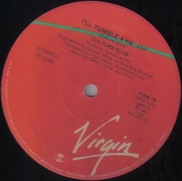 Culture Club - Karma Chameleon | Virgin (VINX 19) - 3