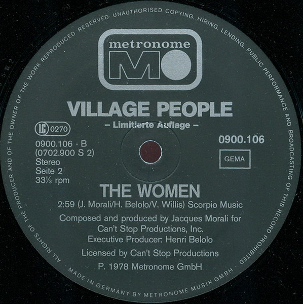 Village People - Y.M.C.A. | Metronome (0900.106) - 3