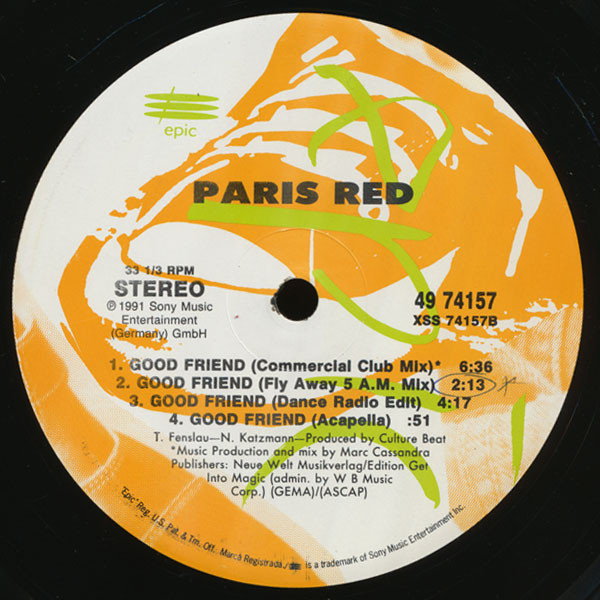 Paris Red - Good Friend | Epic (49 74157) - 3 Paris Red - Good Friend | Epic (49 74157) - 3