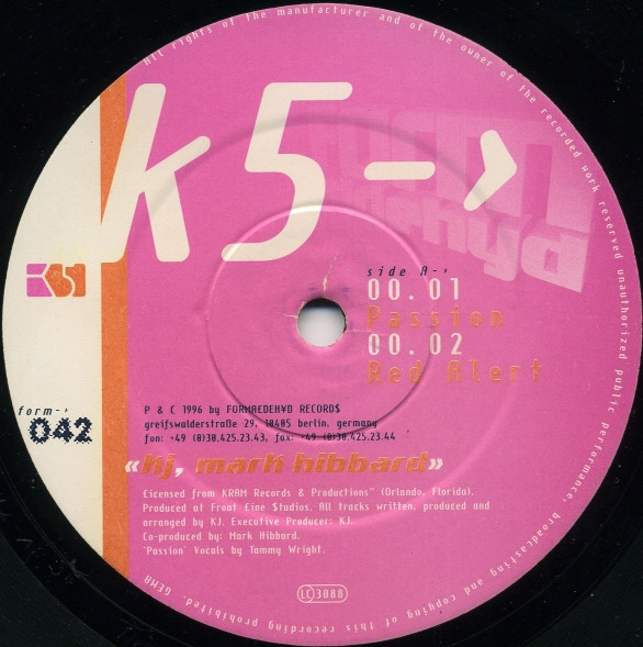 K5 - Passion | Formaldehyd (form-042) - 3 K5 - Passion | Formaldehyd (form-042) - 3