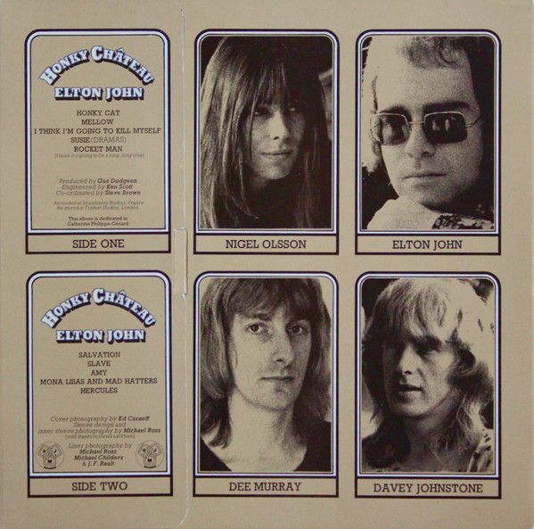 Elton John - Honky Château | DJM Records (86 210 IT) - 3