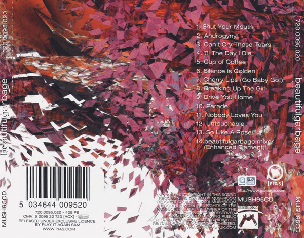 Garbage - Beautiful Garbage | Mushroom (MUSH95CD) - 2