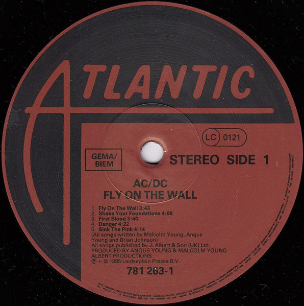 AC/DC - Fly On The Wall | Atlantic (781 263-1) - 3