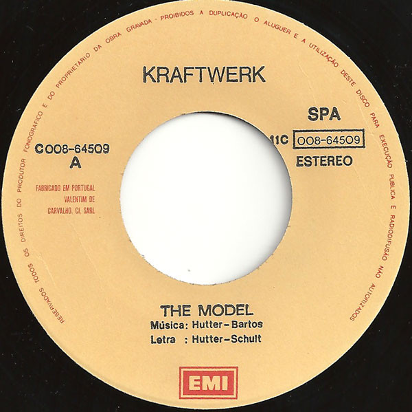 Kraftwerk - The Model | EMI (11C 008-64509) - 3