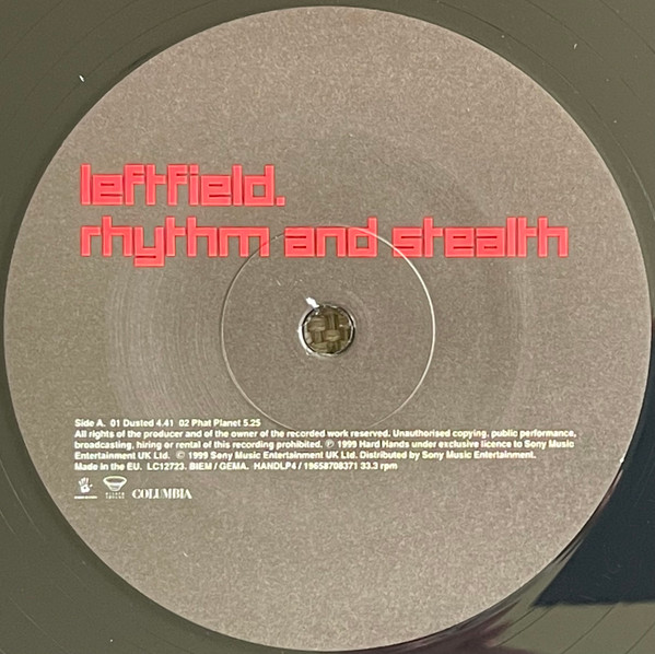 Leftfield - Rhythm And Stealth | Hard Hands (HANDLP4) - 2