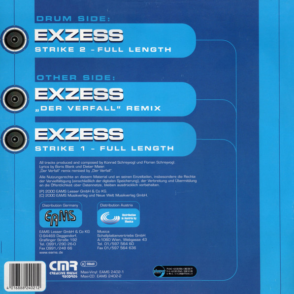 DJ Taylor & Flow - Exzess | EAMS (EAMS 2402-1) - 2
