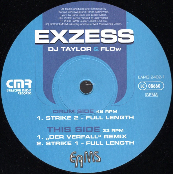 DJ Taylor & Flow - Exzess | EAMS (EAMS 2402-1) - 4