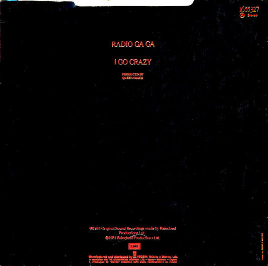 Queen - Radio Ga Ga | EMI (1655327) - 2