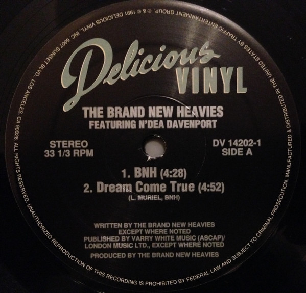 The Brand New Heavies - The Brand New Heavies | Delicious Vinyl (DV14202-1) - 3 The Brand New Heavies - The Brand New Heavies | Delicious Vinyl (DV14202-1) - 3