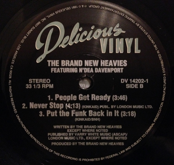 The Brand New Heavies - The Brand New Heavies | Delicious Vinyl (DV14202-1) - 4 The Brand New Heavies - The Brand New Heavies | Delicious Vinyl (DV14202-1) - 4