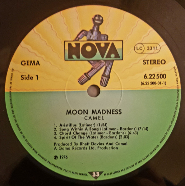 Camel - Moonmadness | Nova (6.22500) - 3