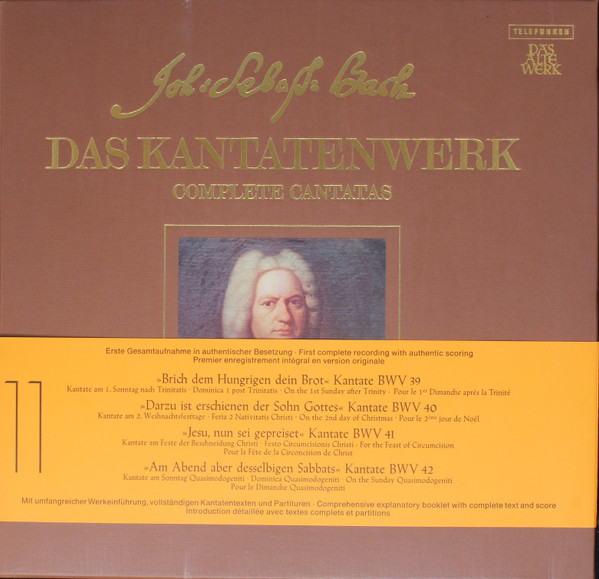 Johann Sebastian Bach - Kantatenwerk · Complete Cantatas | BWV 39-42 | 11 | Telefunken (6.35269 EX) - main