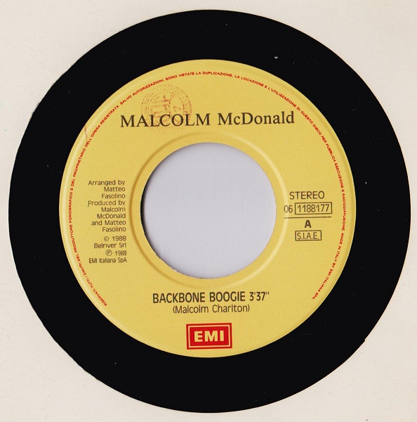 Malcolm McDonald - Backbone Boogie | EMI (06 1188177) - 3