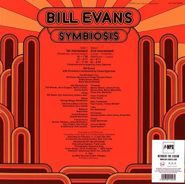 Bill Evans - Symbiosis | MPS Records (0211547MSW) - 4