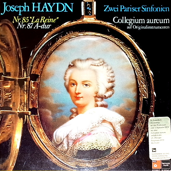 Joseph Haydn - Collegium Aureum - Zwei Pariser Sinfonien - Nr.85 La Reine - Nr.87 A-Dur | Harmonia Mundi (20 20340-9) - main