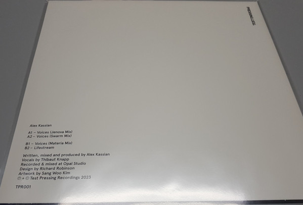 Alex Kassian - Voices | Test Pressing Recordings (TPR001)