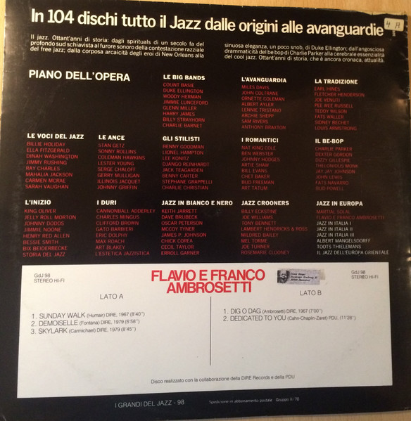 Flavio Ambrosetti E Franco Ambrosetti - Flavio E Franco Ambrosetti | Fabbri Editori (GdJ 98) - 2 Flavio Ambrosetti E Franco Ambrosetti - Flavio E Franco Ambrosetti | Fabbri Editori (GdJ 98) - 2