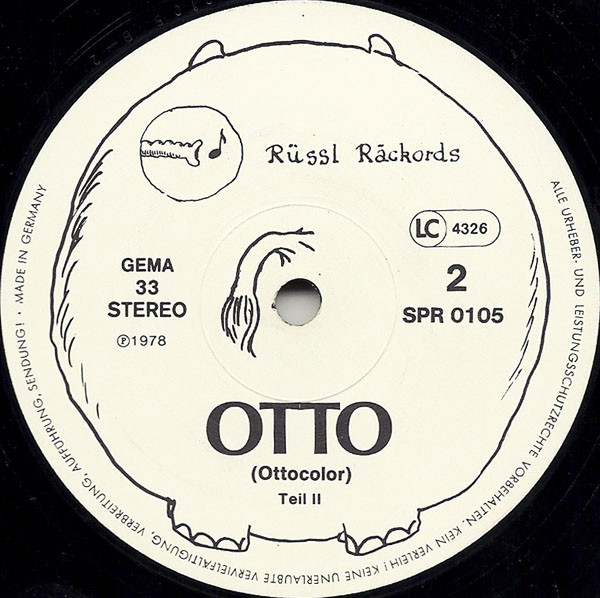 Otto Waalkes - Ottocolor | Rüssl Räckords (SPR 0105) - 4