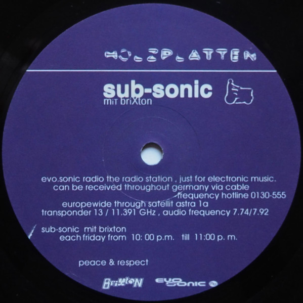 Brixton - Sub-Sonic | Holzplatten (HOLZ 23)