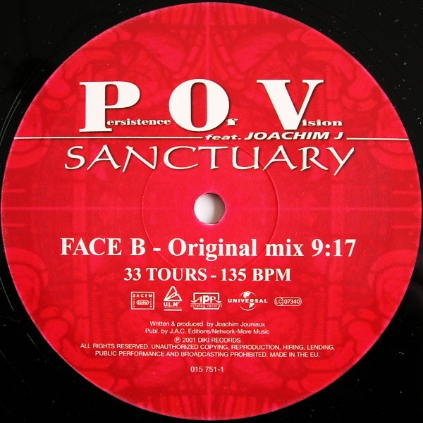 Persistence Of Vision Feat. Joachim J - Sanctuary | Universal Licensing Music (ULM) (015 751-1) - 4 Persistence Of Vision Feat. Joachim J - Sanctuary | Universal Licensing Music (ULM) (015 751-1) - 4