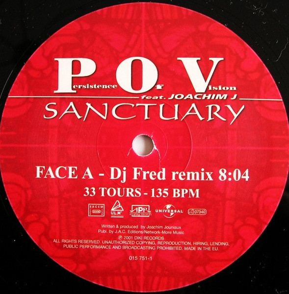 Persistence Of Vision Feat. Joachim J - Sanctuary | Universal Licensing Music (ULM) (015 751-1) - 3 Persistence Of Vision Feat. Joachim J - Sanctuary | Universal Licensing Music (ULM) (015 751-1) - 3