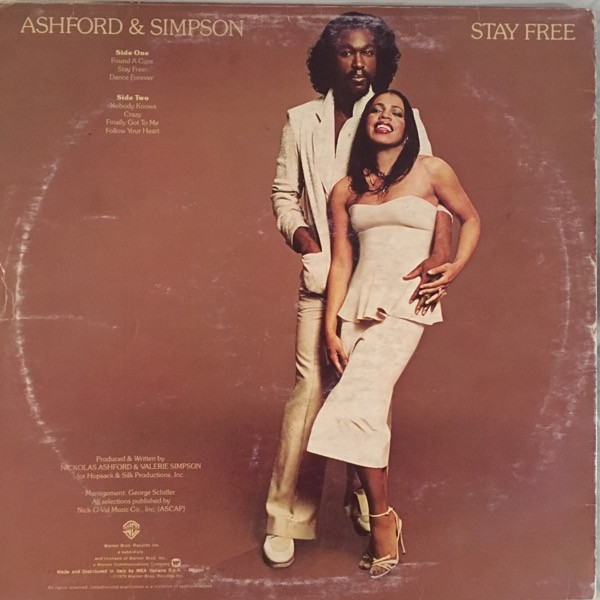 Ashford & Simpson - Stay Free | Warner Bros. Records (W 56703) - 2