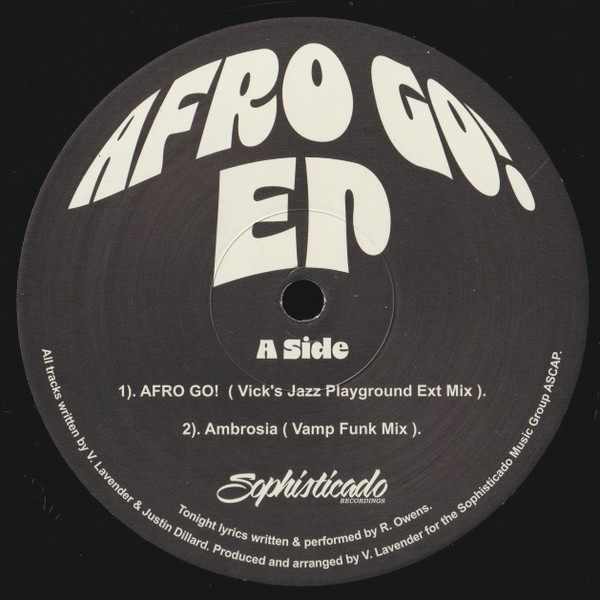 Vick Lavender - Afro Go! EP | Sophisticado Recordings (SPR004) - main