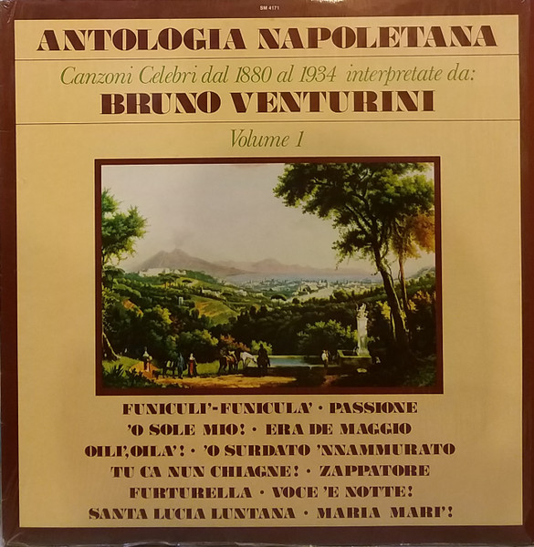 Bruno Venturini - Antologia Napoletana Canzoni Celebri Dal 1880 Al 1934 Volume 1 | Joker (SM 4171)