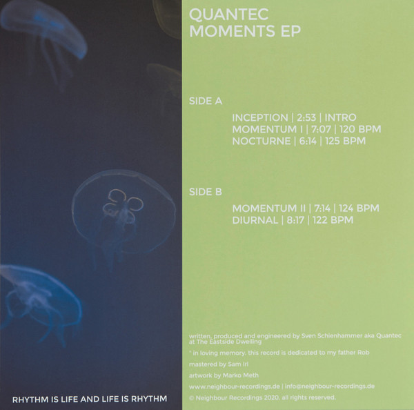 Quantec - Moments EP | Neighbour Recordings (NBR02) - 2
