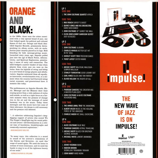 Various - Impulse Records (Music, Message And The Moment) | Impulse! (3567187) - 2