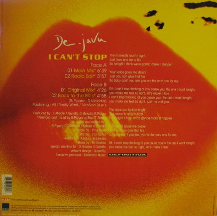 De-Javu - I Can't Stop | nsb - NonSolo Blue's (8573 89056 0) - main De-Javu - I Can't Stop | nsb - NonSolo Blue's (8573 89056 0) - main