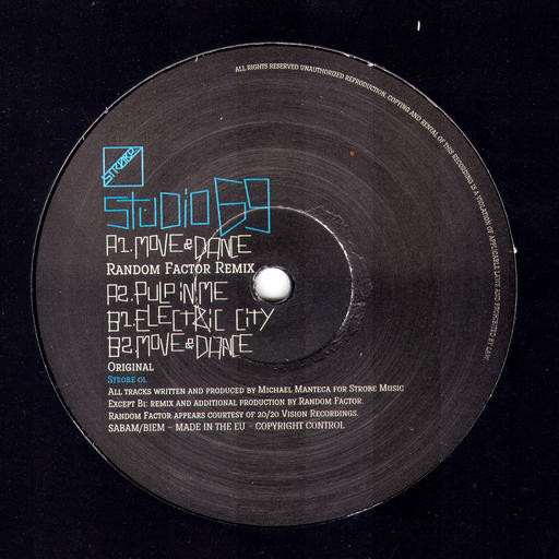 Studio 69 - Move & Dance EP | Strobe Music (STROBE 01)