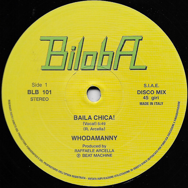 Whodamanny - Baila Chica | Biloba (BLB 101) - main
