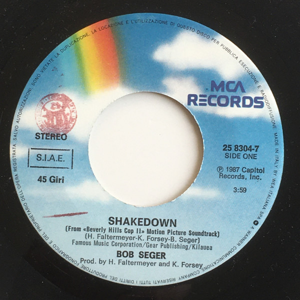 Bob Seger - Shakedown | MCA Records (25 8304-7) - 3