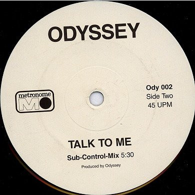 Odyssey - Talk To Me | Metronome (Ody 002) - 2
