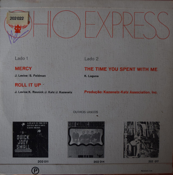 Ohio Express - Mercy | Buddah Records (202 022) - 3