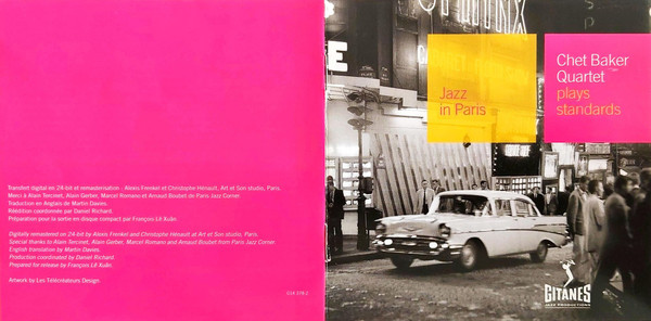 Chet Baker Quartet - Plays Standards | Gitanes Jazz Productions (014 378-2) - 4 Chet Baker Quartet - Plays Standards | Gitanes Jazz Productions (014 378-2) - 4