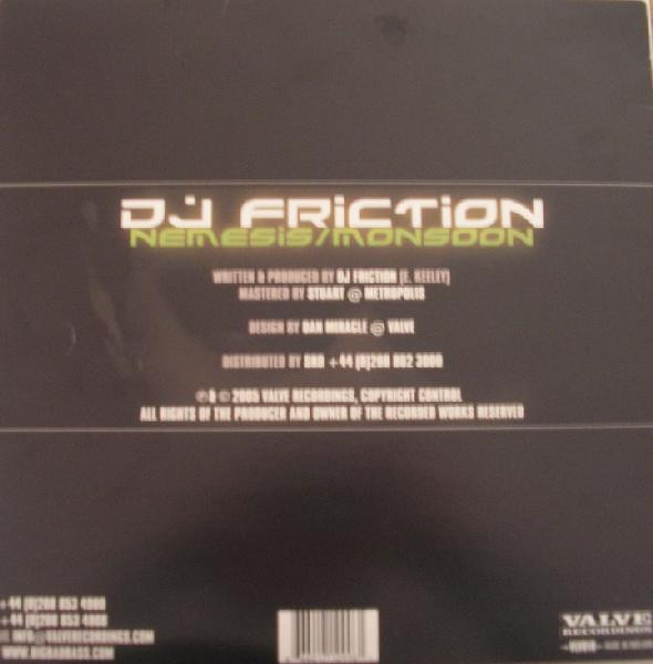 DJ Friction - Nemesis / Monsoon | Valve Recordings (VLV018) - 2