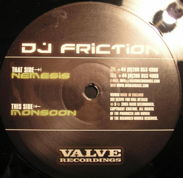 DJ Friction - Nemesis / Monsoon | Valve Recordings (VLV018) - 3
