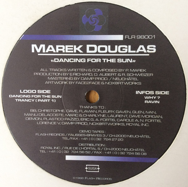 Marek Douglas - Dancing For The Sun | Flash Records (FLR 98001) - 2 Marek Douglas - Dancing For The Sun | Flash Records (FLR 98001) - 2