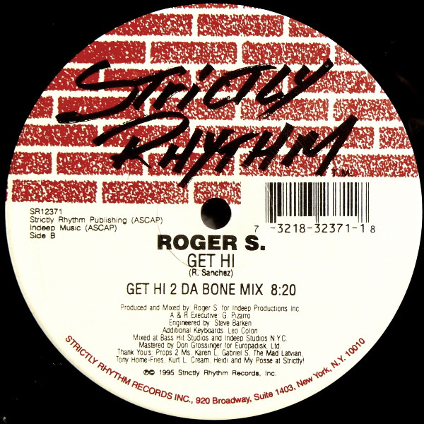 Roger Sanchez - Let Yo Body Jerk / Get Hi | Strictly Rhythm (SR12371) - 2