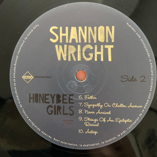 Shannon Wright - Honeybee Girls | Vicious Circle (REVERB106LP) - 4